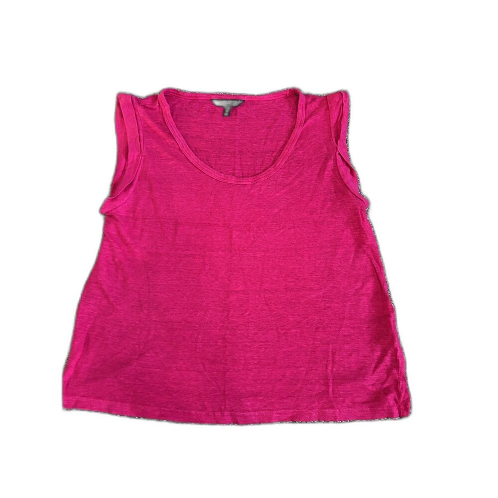 Banana Republic vibrant fuchsia pink scoop-neck tank top M